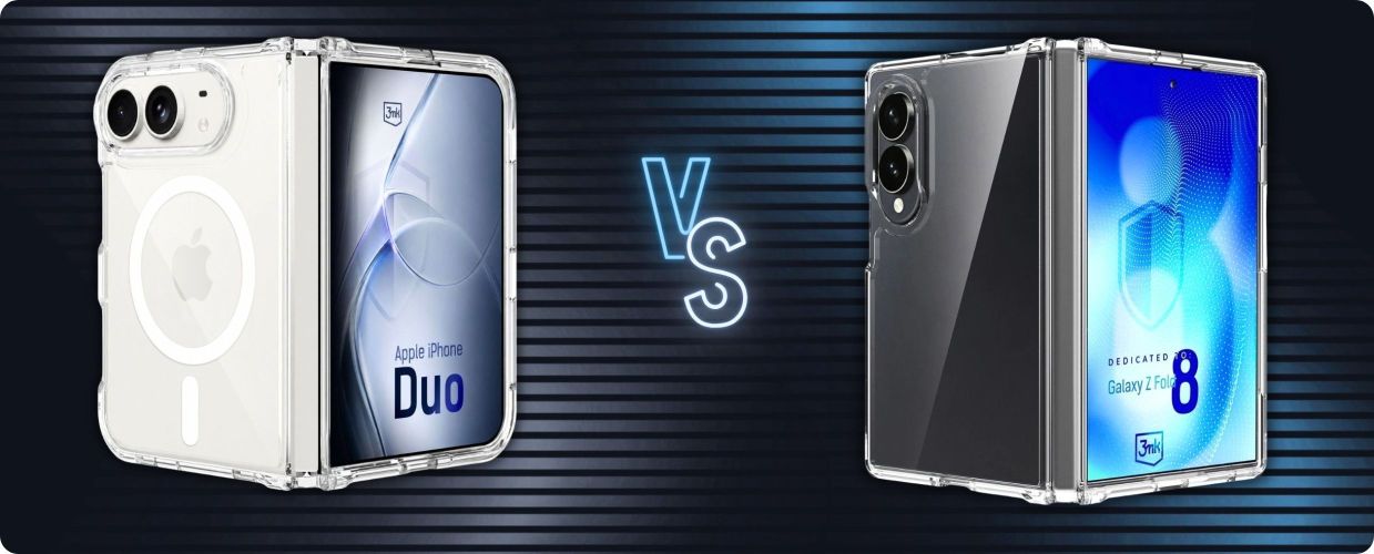 Samsung Z fold 8 w etui  LiqForce MagCase™ zestawiony do iphone duo w tym samym etui. 