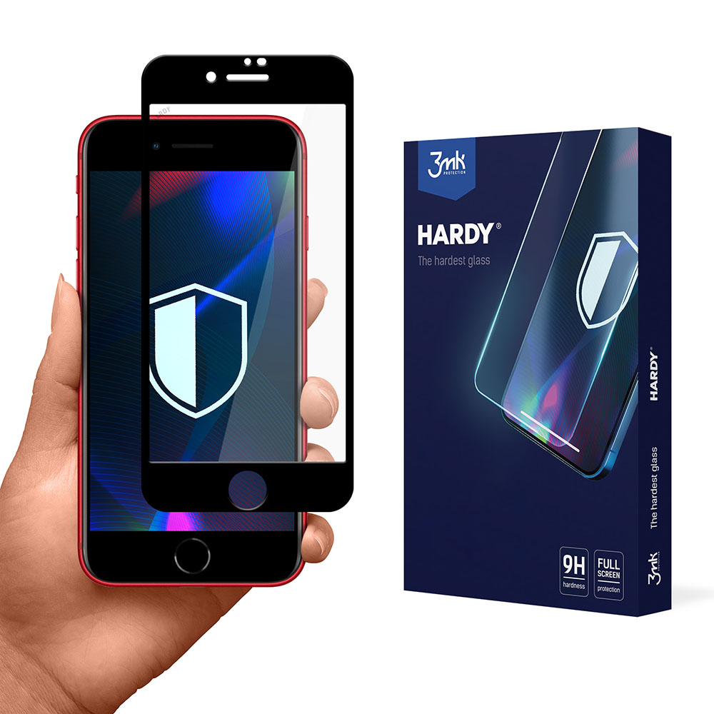 Super twarde szkło hartowane na iPhone 7 / 8 / SE 2020 / 2022 - 3mk Hardy