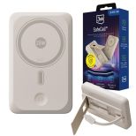 Powerbank 10 000 mAh z MagSafe USB-C PD 3mk SafeCell™ Beige