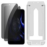 2x Szkło prywatyzujące z aplikatorem na Samsung Galaxy S24/S25 - 3mk HARDY® Privzone 9H™