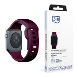 Pasek na Apple Watch 42/44/45/46/49 mm Mulberry (big) - 3mk Silicone Watch Strap