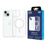 Pancerne etui z MagSafe na Apple iPhone 15 - 3mk EverClear MagCase