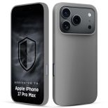 Etui silikonowe na Apple iPhone 17 Pro Max/ 18 Pro Max - 3mk HARDY® Mellow Case™ Gray