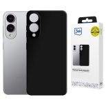 Etui silikonowe z MagSafe na Samsung Galaxy S25 Edge - 3mk HARDY® Mellow MagCase™ Black