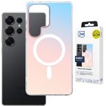 Holograficzne etui z MagSafe na Samsung Galaxy S24 Ultra - 3mk HARDY® PrisMag Case™