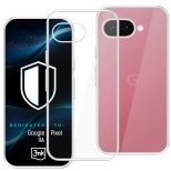 Przezroczyste etui na Google Pixel 9A - 3mk HARDY® Vision Case™