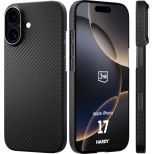 Etui z włókna aramidowego z MagSafe na Apple iPhone 17 - 3mk HARDY® Aramid MagCase™