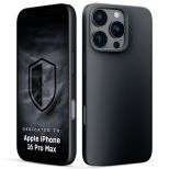 Etui silikonowe z MagSafe na Apple iPhone 16 Pro Max - 3mk HARDY® Mellow MagCase™ Black