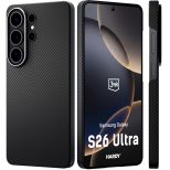 Etui z włókna aramidowego z MagSafe na Samsung Galaxy S26 Ultra - 3mk HARDY® Aramid MagCase™