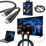 Kabel 1,5m 3mk HARDY® Cable HDMI 2.1 8K 60Hz 4K 120Hz 48Gbps™ Black