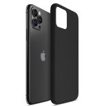 Etui silikonowe na Apple iPhone 11 - 3mk HARDY® Mellow Case™ Black