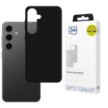Etui silikonowe na Samsung Galaxy S24 - 3mk HARDY® Mellow Case™ Black