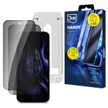 2x Szkło prywatyzujące z aplikatorem na Google Pixel 9 Pro - 3mk Hardy Privzone 9H