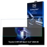 Matowa folia ochronna na ekran nawigacji do Toyota C-HR GR Sport 12,3" 2024-26 - 3mk TechWrap Matte™ Center Display