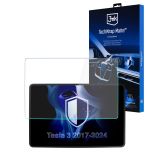 Matowa folia ochronna na ekran nawigacji do Tesla Model 3 (2017 - 2024) - 3mk TechWrap Matte™ Center Display