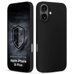 Etui silikonowe na Apple iPhone 16 Plus - 3mk HARDY® Mellow Case™ Black