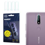 Szkło na obiektyw aparatu do Nokia 2.4 - 3mk HARDY® Fusion Lens Protection™