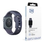 Pasek na Apple Watch 42/44/45/46/49 mm Gray (big) - 3mk Silicone Watch Strap
