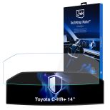 Matowa folia ochronna na ekran zegarów do Toyota C-HR+ 14" (2026 - ) - 3mk TechWrap Matte Cluster™