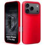 Etui silikonowe na Apple iPhone 17 Pro Max/ 18 Pro Max - 3mk HARDY® Mellow Case™ Red