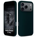 Etui silikonowe na Apple iPhone 17 Pro/ 18 Pro - 3mk HARDY® Mellow Case™ Dark Green