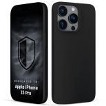 Etui silikonowe z MagSafe na Apple iPhone 15 Pro - 3mk HARDY® Mellow MagCase™ Black
