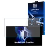 Matowa folia ochronna na ekran nawigacji do Skoda Karoq Sportline (2021 - 2025) - 3mk TechWrap Matte™ Center Display