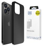 Etui silikonowe na Apple iPhone 16 Pro - 3mk HARDY® Mellow Case™ Black