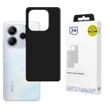 Etui silikonowe na Redmi Note 14 5G - 3mk HARDY® Mellow Case™ Black