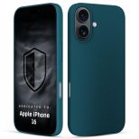 Etui silikonowe na Apple iPhone 16 - 3mk HARDY® Mellow Case™ Green