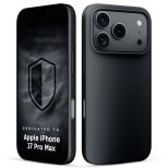 Etui silikonowe z MagSafe na Apple iPhone 17 Pro/ 18 Pro - 3mk HARDY® Mellow MagCase™ Black