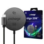 Ładowarka indukcyjna 25W MagSafe Qi2.2 3mk incharge® Align 25W™ for Android czarna
