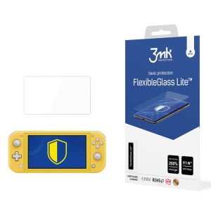 Niepękające szkło hybrydowe na Nintendo Switch Lite 2019 - 3mk FlexibleGlass Lite