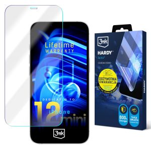 Superwytrzymała folia na Apple iPhone 12 Mini - 3mk HARDY® Tectra™ (dożywotnia gwarancja)