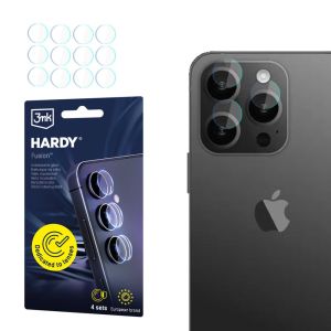 Szkło na obiektyw aparatu do Apple iPhone 15 Pro Max - 3mk HARDY® Fusion Lens Protection™