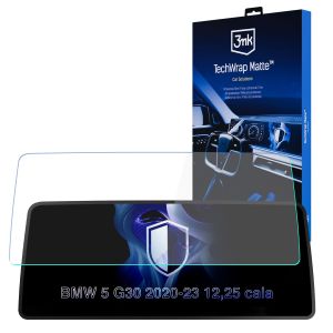Matowa folia ochronna na ekran nawigacji do BMW 5 G30 2020-23 - 3mk TechWrap Matte™ Center Display