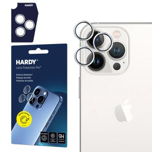 Ochrona obiektywu na Apple iPhone 15 Pro Max - 3mk HARDY Lens Protection Pro White