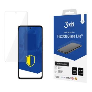 Niepękające szkło hybrydowe na Motorola Moto G72 - 3mk FlexibleGlass Lite