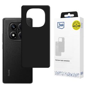 Etui silikonowe na Redmi Note 14 Pro 5G - 3mk HARDY® Mellow Case™ Black