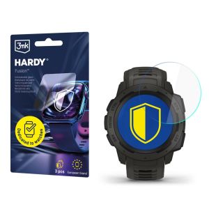 Szkło hybrydowe na smartwatch Garmin Instinct - 3mk HARDY® Fusion Watch Protection™