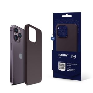 Etui na Apple iPhone 14 Pro - 3mk Hardy Silicone MagCase Deep Purple