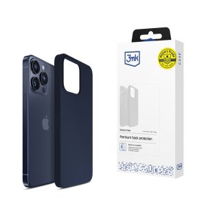 Etui na Apple iPhone 15 Pro - 3mk Silicone Case Dark Navy