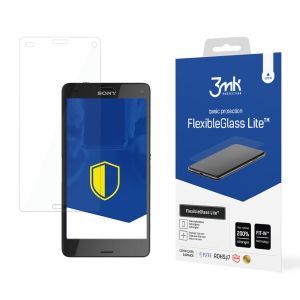 Niepękające szkło hybrydowe na Sony Sony Xperia Z3 Compact D5803 - 3mk FlexibleGlass Lite