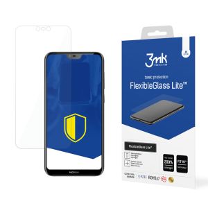 Niepękające szkło hybrydowe na Nokia X6 2018 - 3mk FlexibleGlass Lite