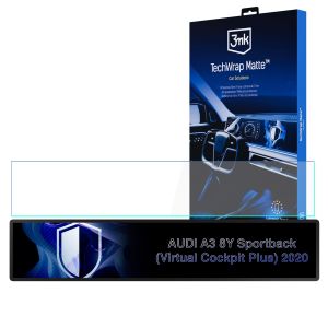 Matowa folia ochronna na ekran zegarów do AUDI A3 8Y Sportback (Virtual Cockpit Plus) 2020- - 3mk TechWrap Matte Cluster