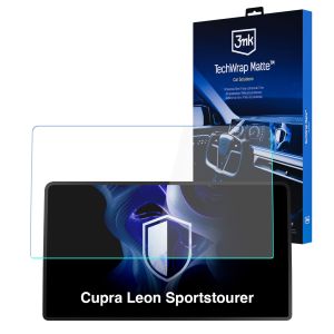 Matowa folia ochronna na ekran nawigacji do Cupra Leon Sportstourer 2024- - 3mk TechWrap Matte™ Center Display