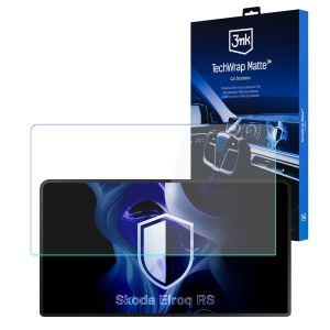 Matowa folia ochronna na ekran nawigacji do Skoda Elroq RS - 3mk TechWrap Matte™ Center Display