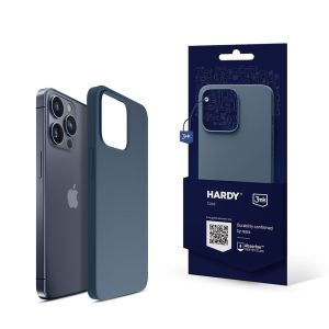 Etui na Apple iPhone 15 Pro - 3mk Hardy Silicone MagCase Royal Blue