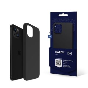 Etui na Apple iPhone 15 - 3mk Hardy Silicone MagCase Graphite