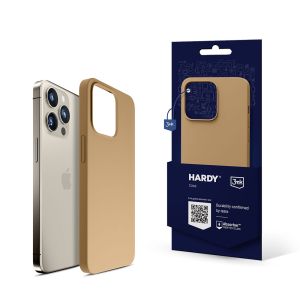 Etui na Apple iPhone 15 Pro - 3mk Hardy Silicone MagCase Dark Gold